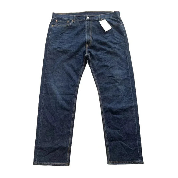 Levi's 505 Men's Blue Regular Fit Straight Leg Jeans Size 40x30 NWT - Picture 1 of 11